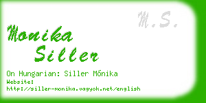 monika siller business card
