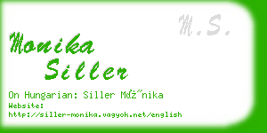 monika siller business card